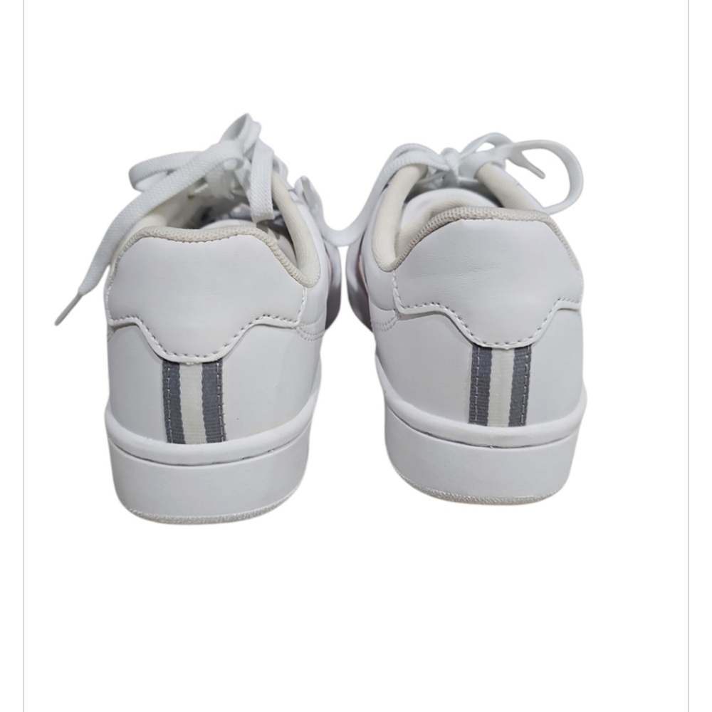 K-Swiss Tennis Shoes/Sneakers Women's Size 9 Leather White/Pink Accent EUC - Picture 8 of 13